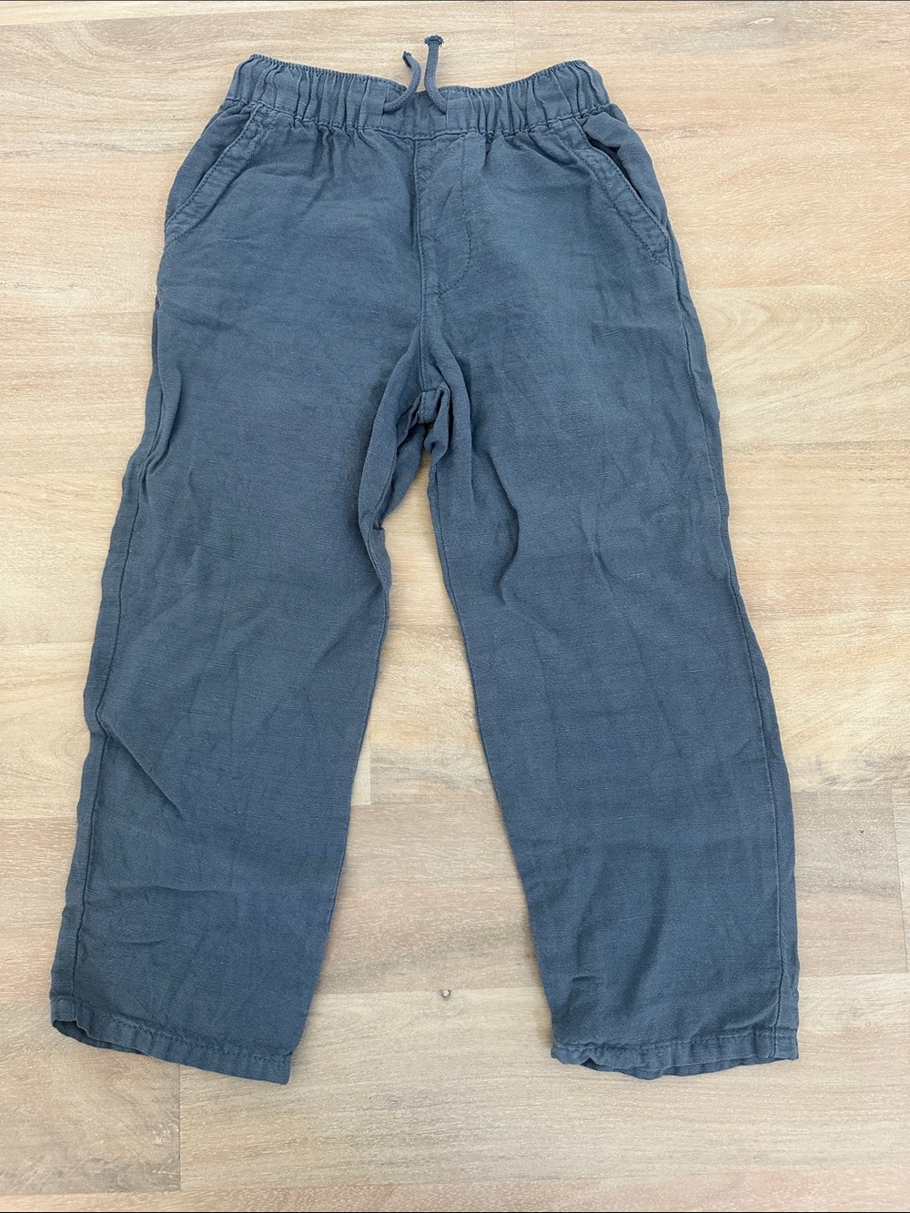 Zara Kids 5yrs Elastic Waist Casual Pants - Charcoal Gray